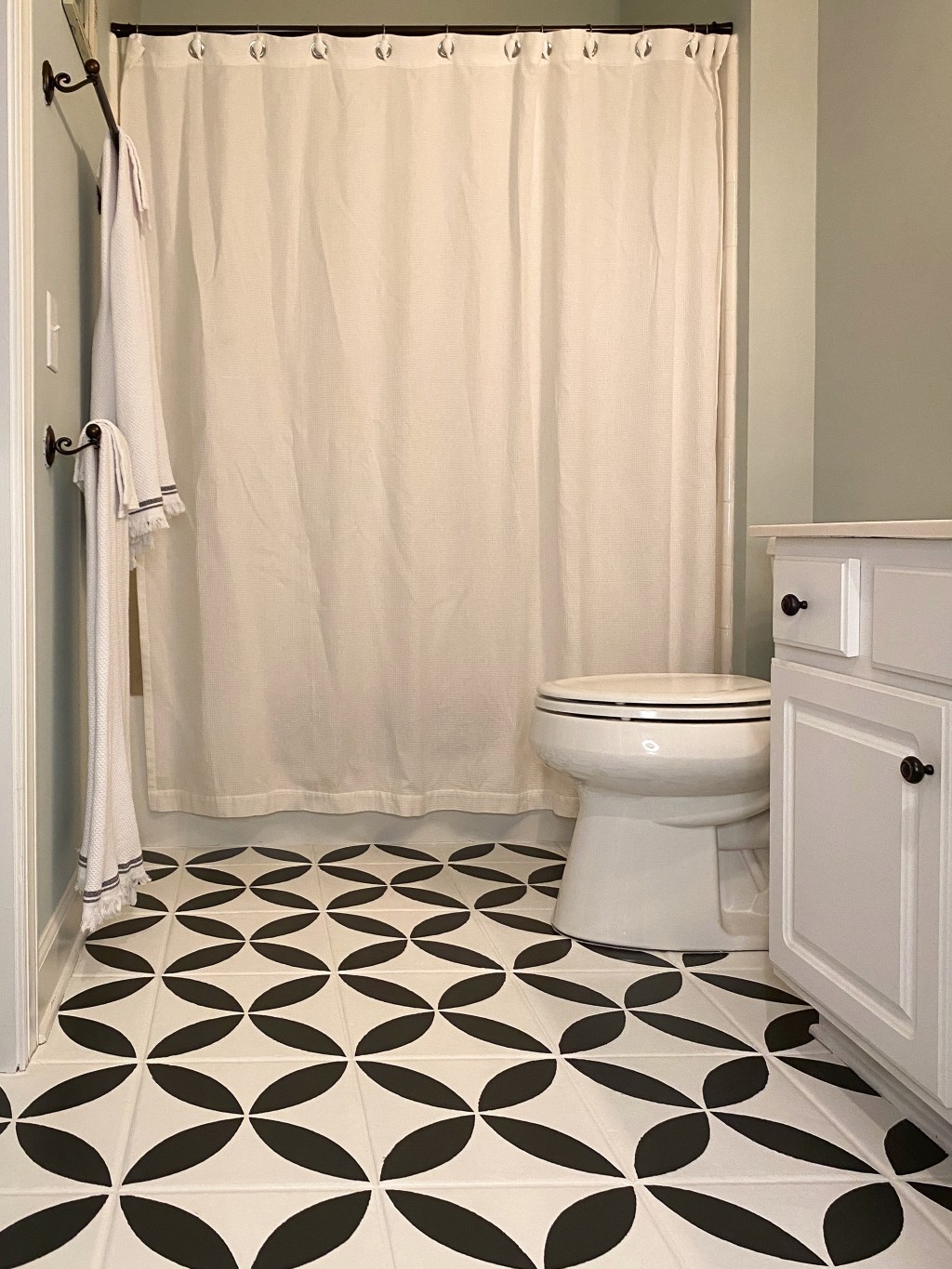 Guest Bathroom Floor